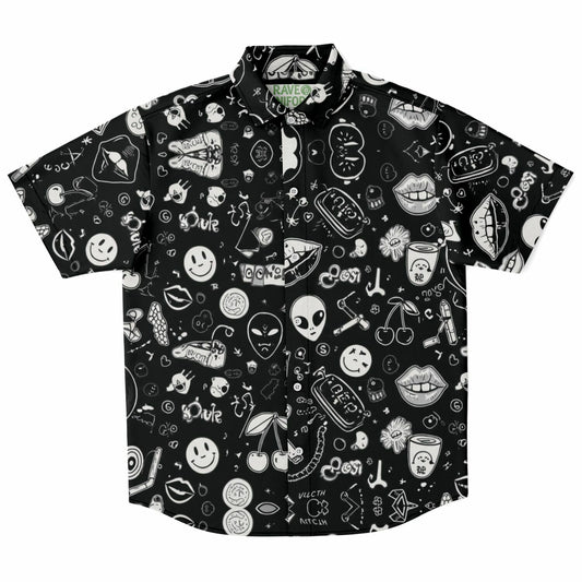 Stoner Doodles Button Up