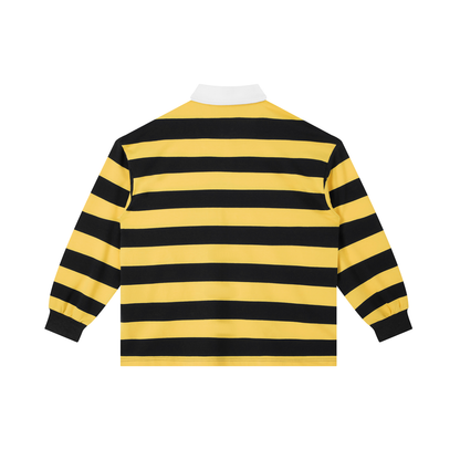 Smiley Stripe Polo Shirt
