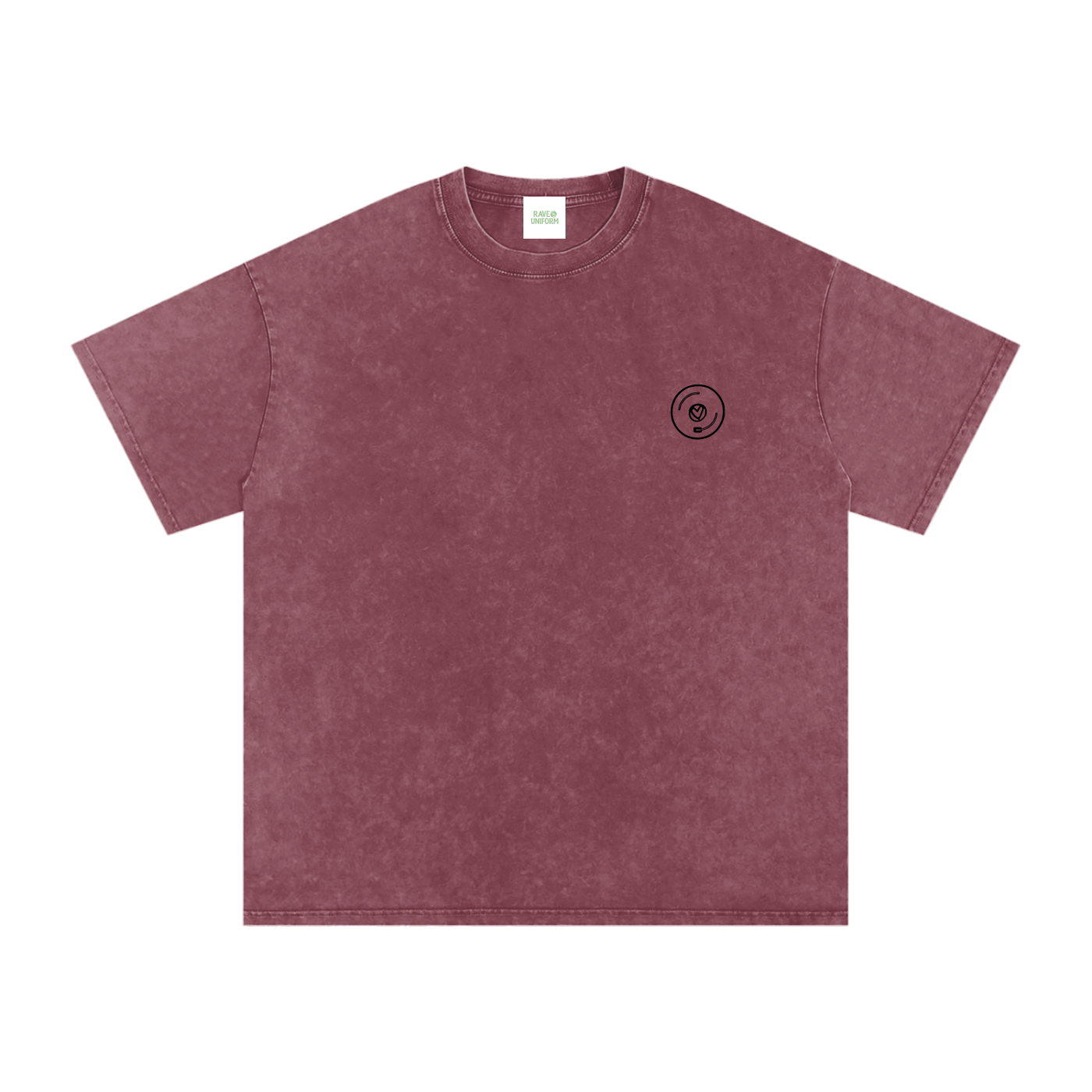 House Hunny Oversized Vintage T-Shirt in Red by Rave Uniform