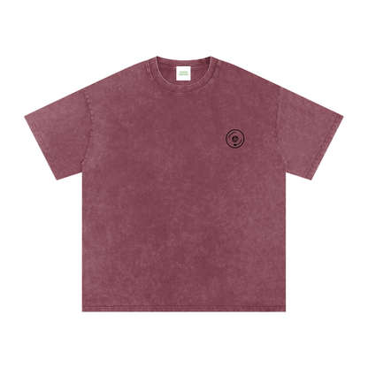 House Hunny Oversized Vintage T-Shirt in Red by Rave Uniform