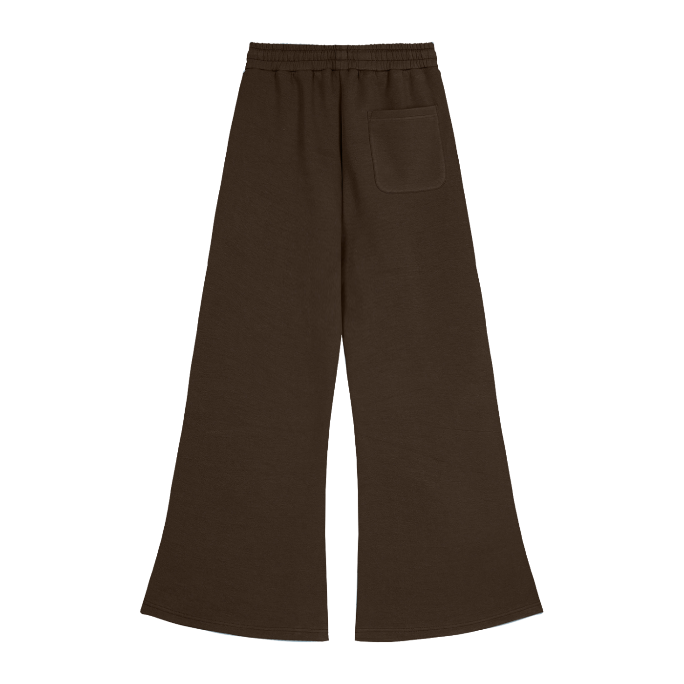 Wide Leg Drawstring Sweatpants in Black alternate view by Rave Uniform