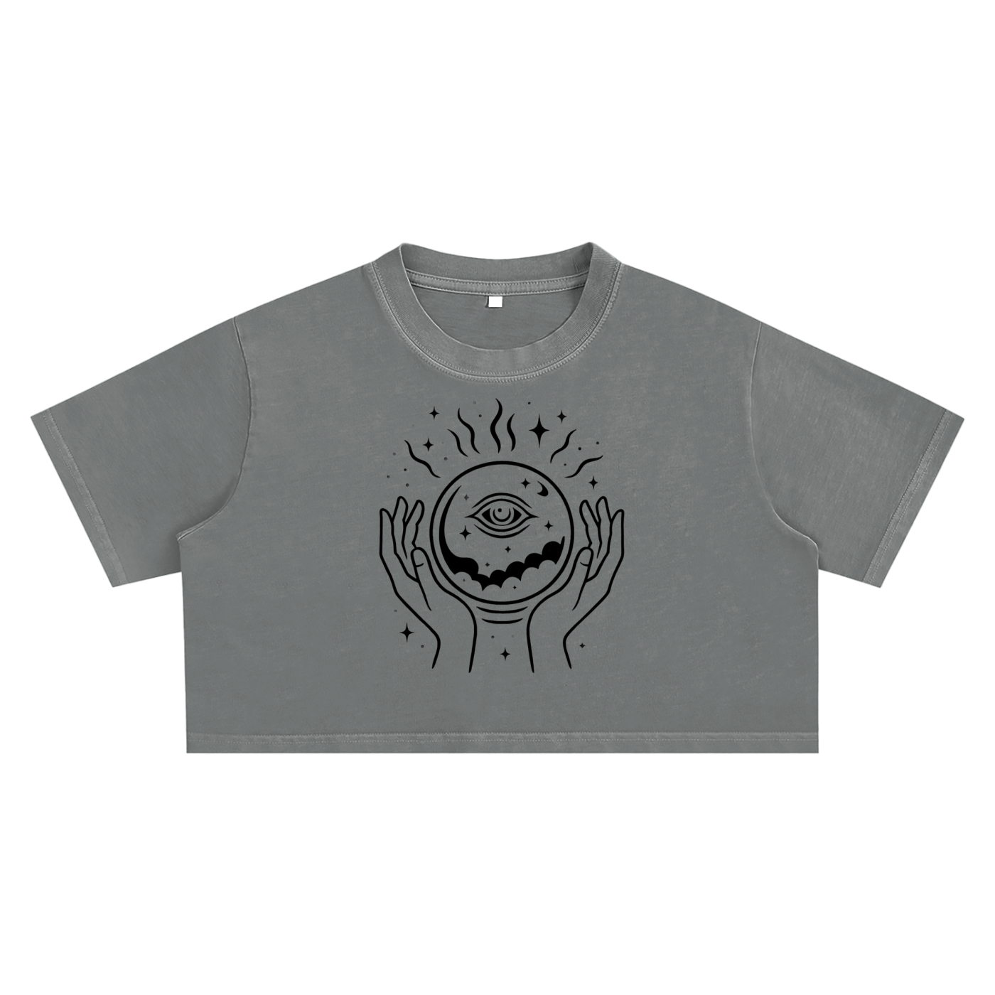 Eye Of The World Crop Top - Rave Streetwear View