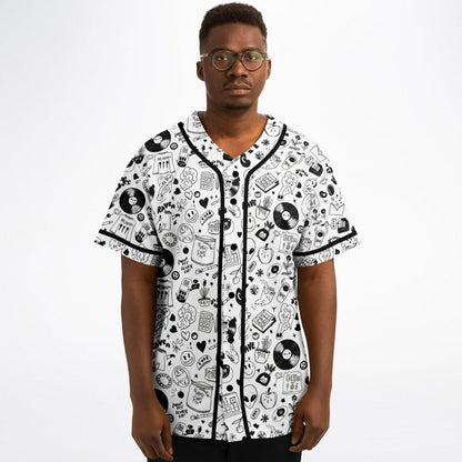 Stoner Doodles Inverted Baseball Jersey