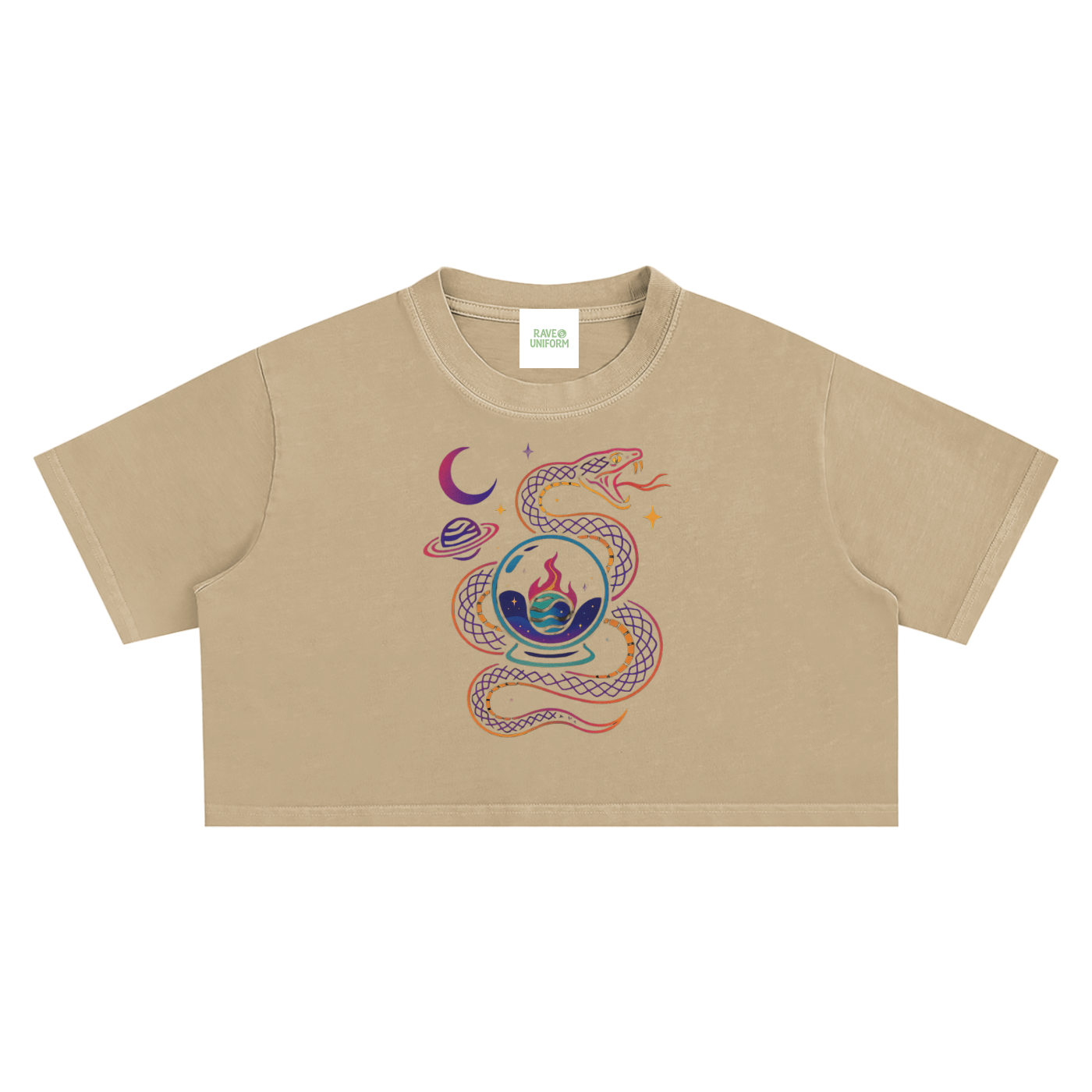World Eater Crop Top - Rave Streetwear View