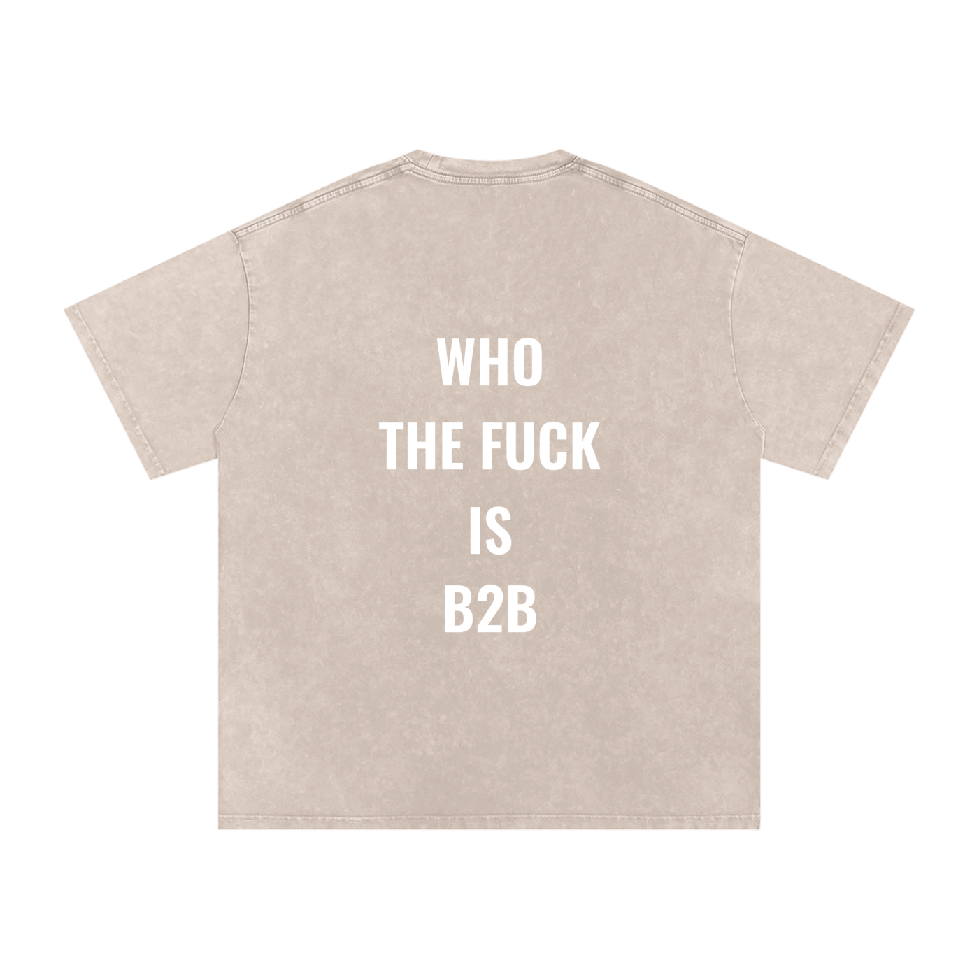 Who is B2B Oversized Vintage T-Shirt in Apricot alternate view by Rave Uniform