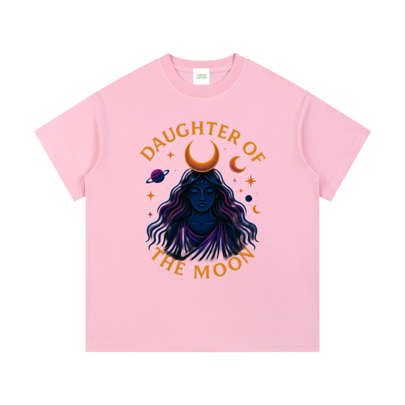 Daughter of The Moon T-Shirt - Rave Uniform Detail View