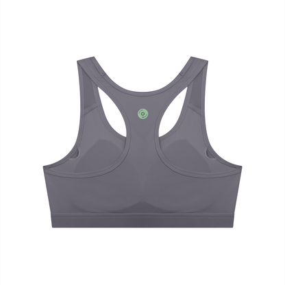 Vinyl Love Cropped Sports Bra - Rave Uniform Detail View