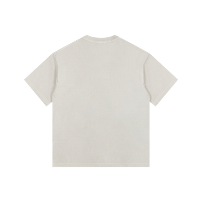 Free The Mind Oversized T-Shirt in Light Apricot alternate view by Rave Uniform