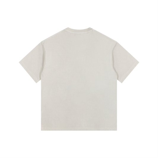Free The Mind Oversized T-Shirt in Light Apricot alternate view by Rave Uniform