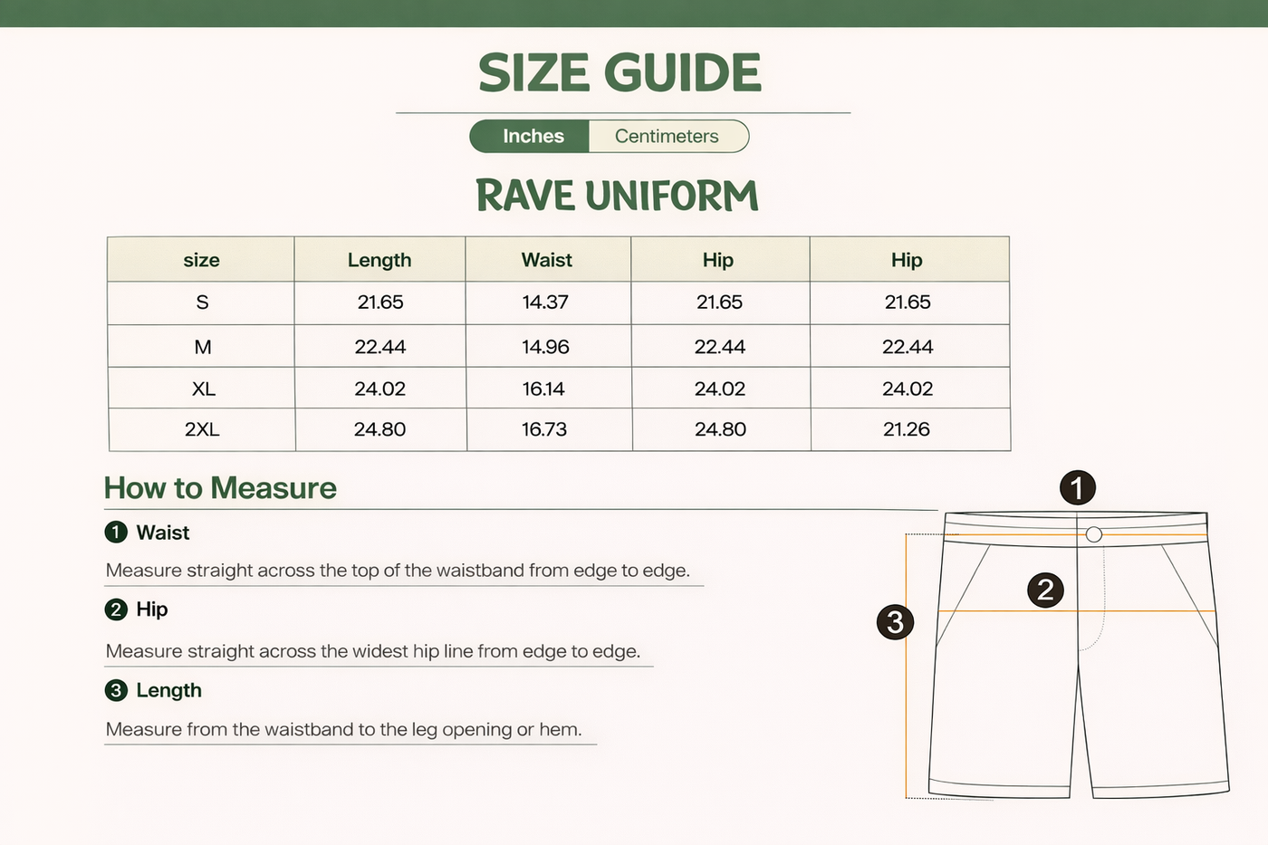 Size guide