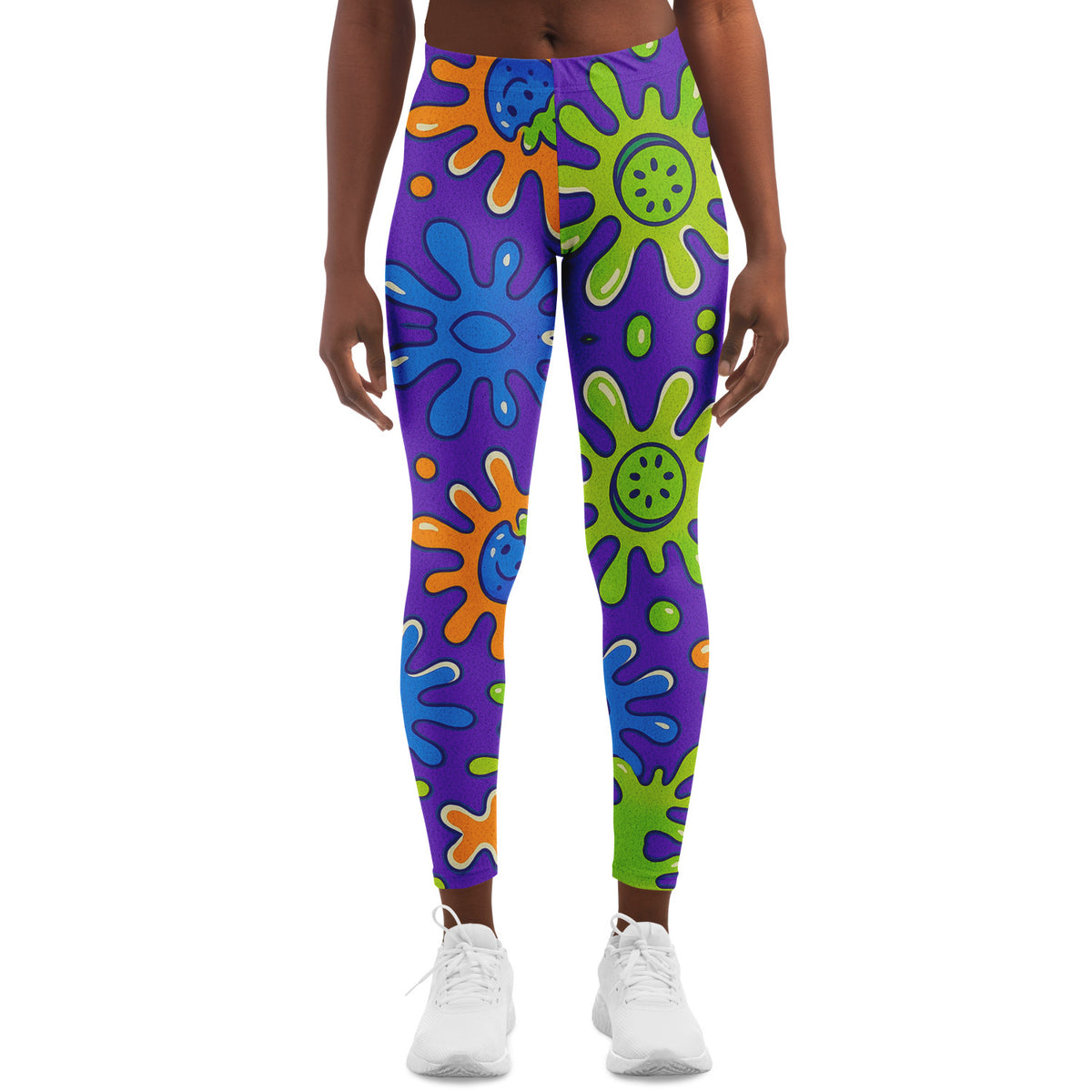 Capri Sun Leggings, front, on model