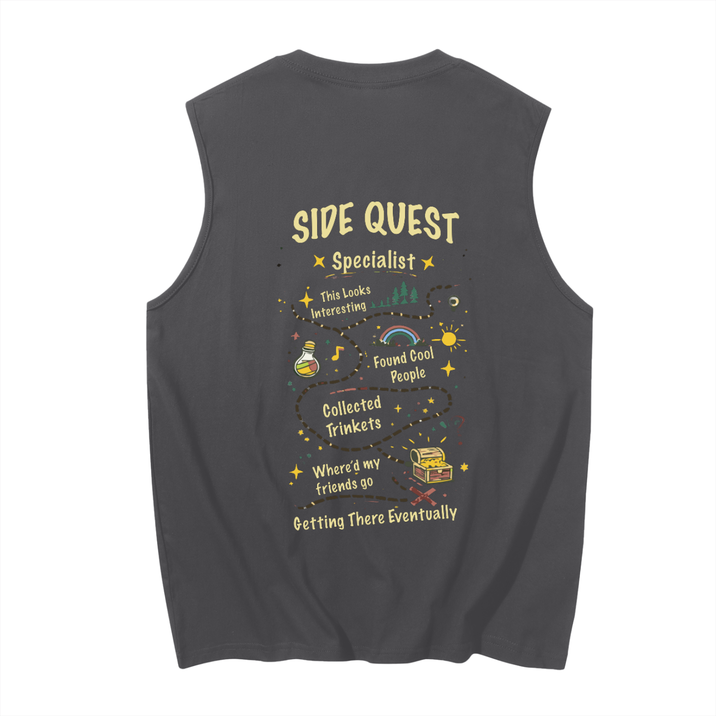 Side Quest Muscle Tank Top