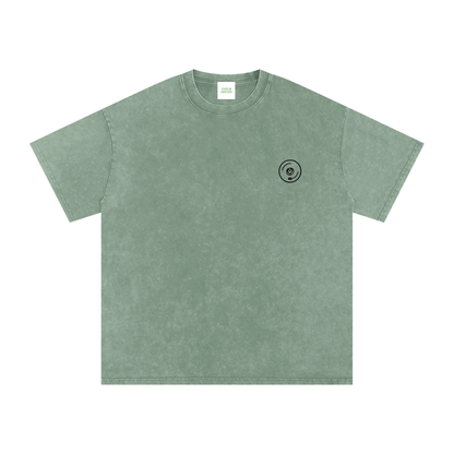 House Hunny Oversized Vintage T-Shirt in Bean Green by Rave Uniform