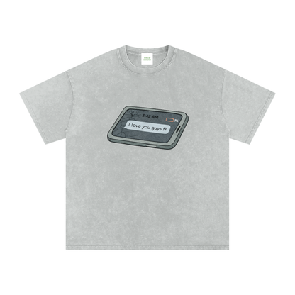 Love U Oversized Vintage T-Shirt - Rave Streetwear View