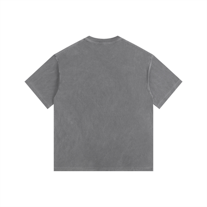 Born To Rave Oversized T-Shirt in Gray alternate view by Rave Uniform