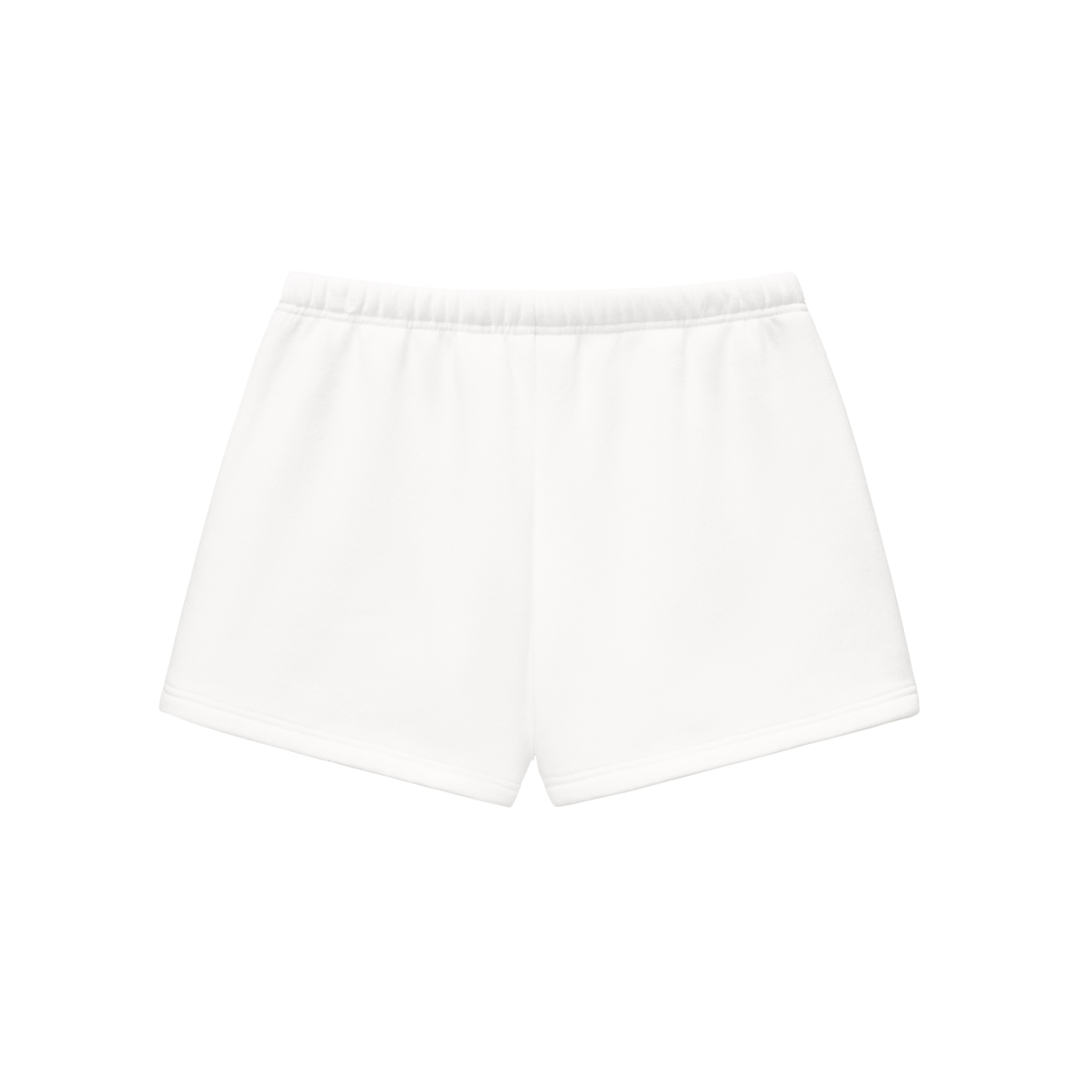 PLUR Cotton Shorts in White alternate view by Rave Uniform