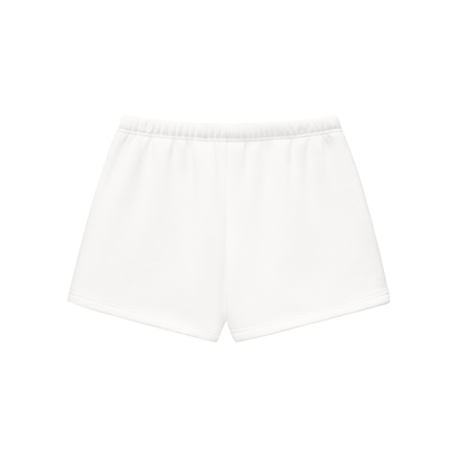 PLUR Cotton Shorts in White alternate view by Rave Uniform