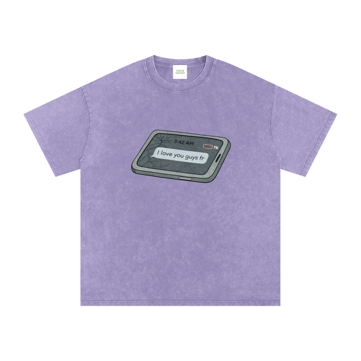 Love U Oversized Vintage T-Shirt - Rave Streetwear View