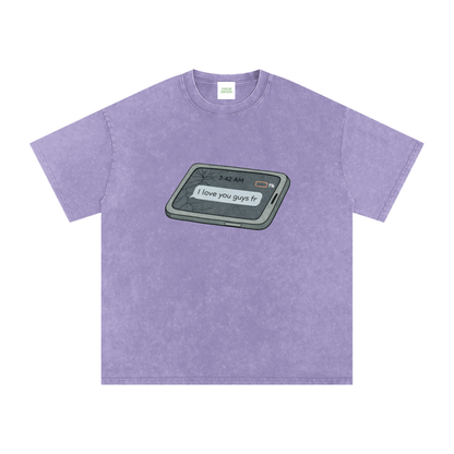 Love U Oversized Vintage T-Shirt - Rave Streetwear View