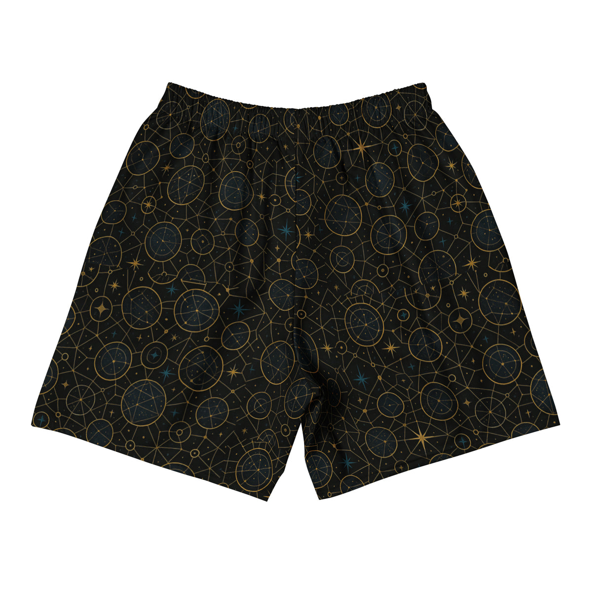 Constellation Active Shorts back view by Rave Uniform