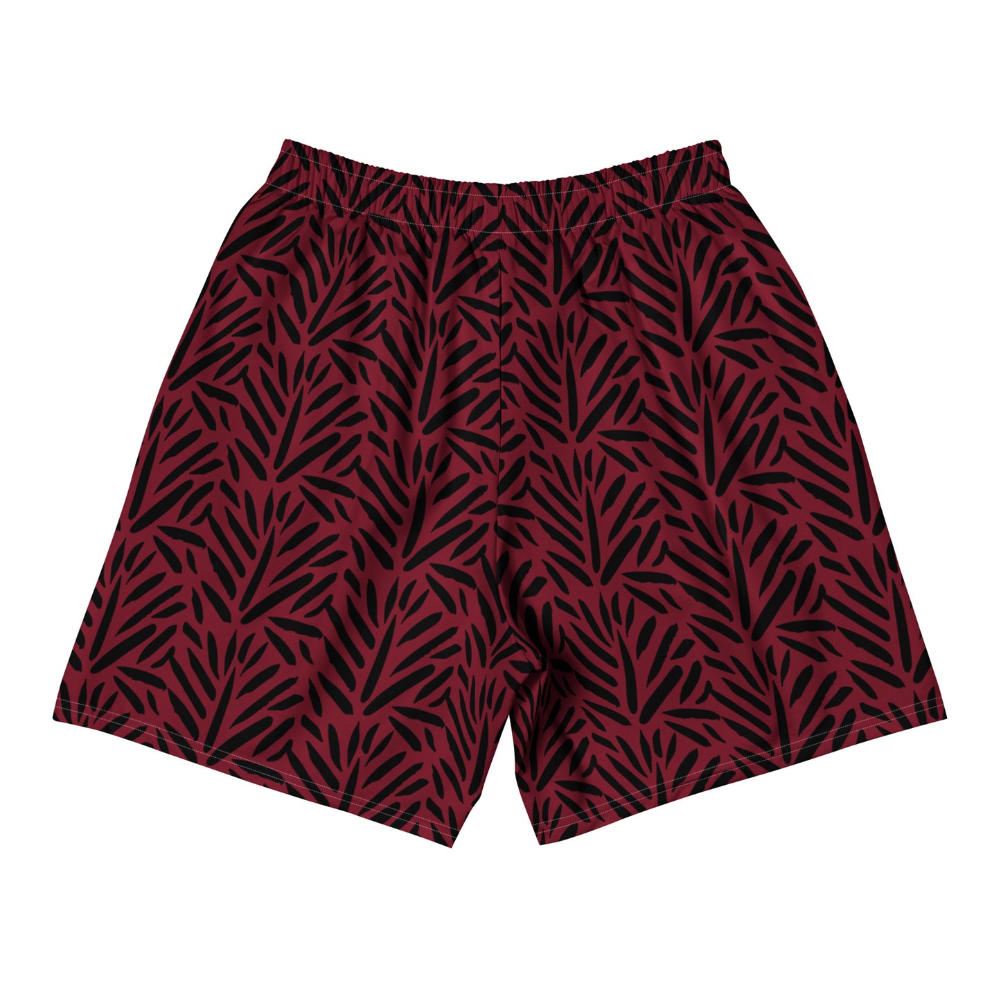 Burnt Leaf Active Shorts back view by Rave Uniform