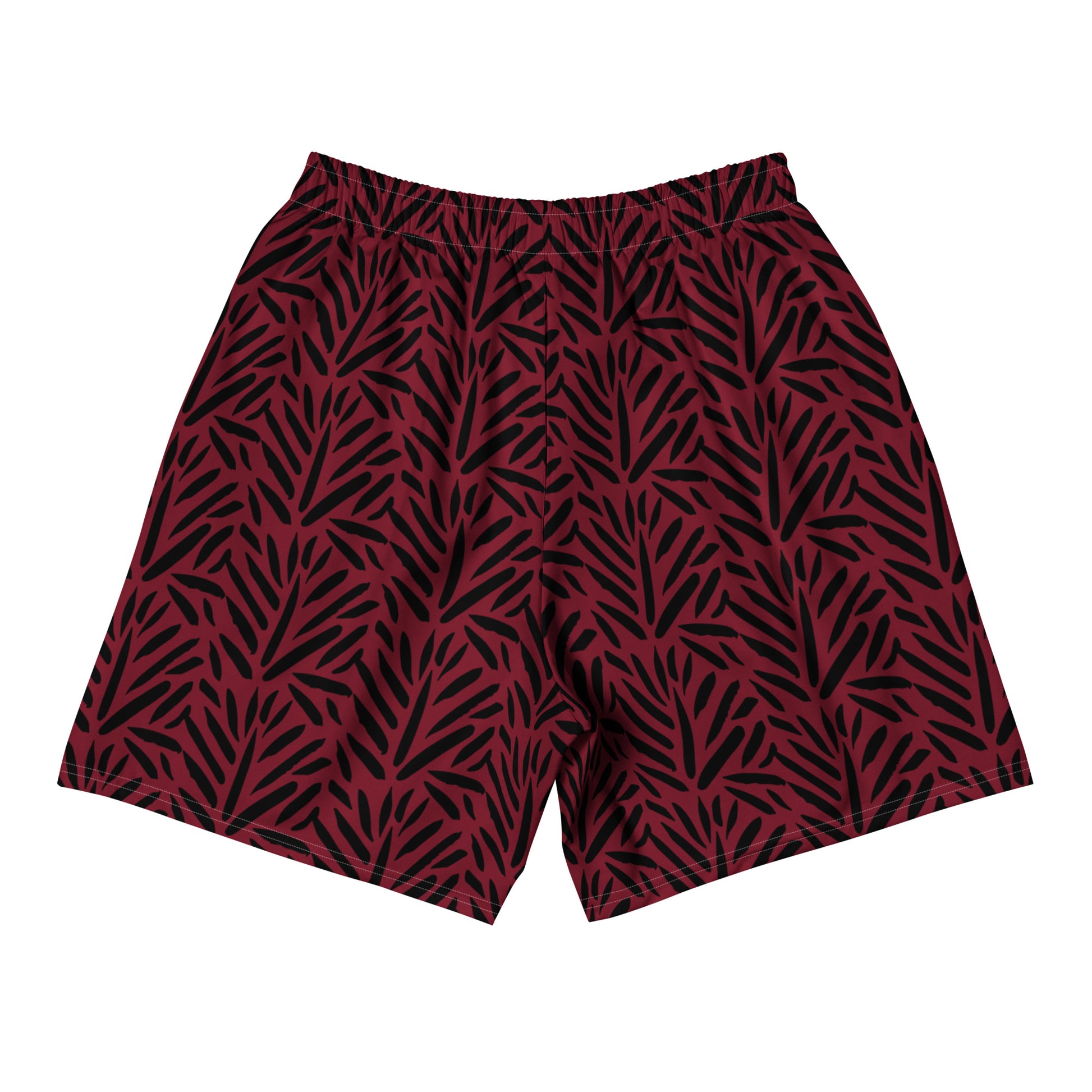 Burnt Leaf Active Shorts back view by Rave Uniform