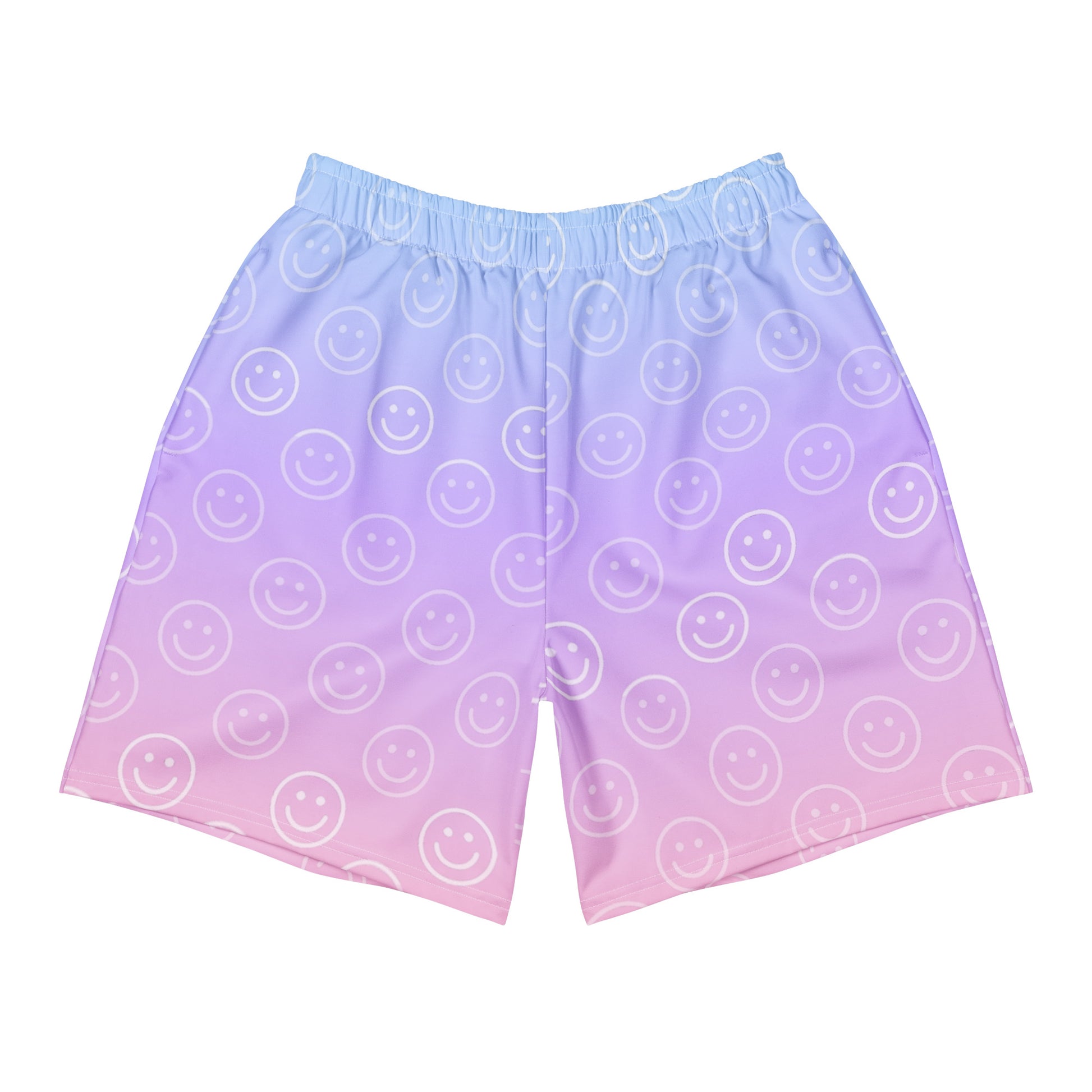 Cotton Candy Smiles Shorts front view by Rave Uniform