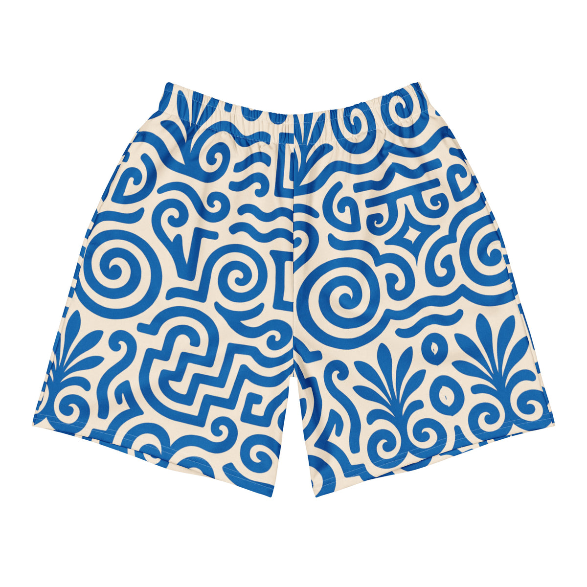 Greek Isles Active Shorts in Long - 6.5" Inseam front view by Rave Uniform