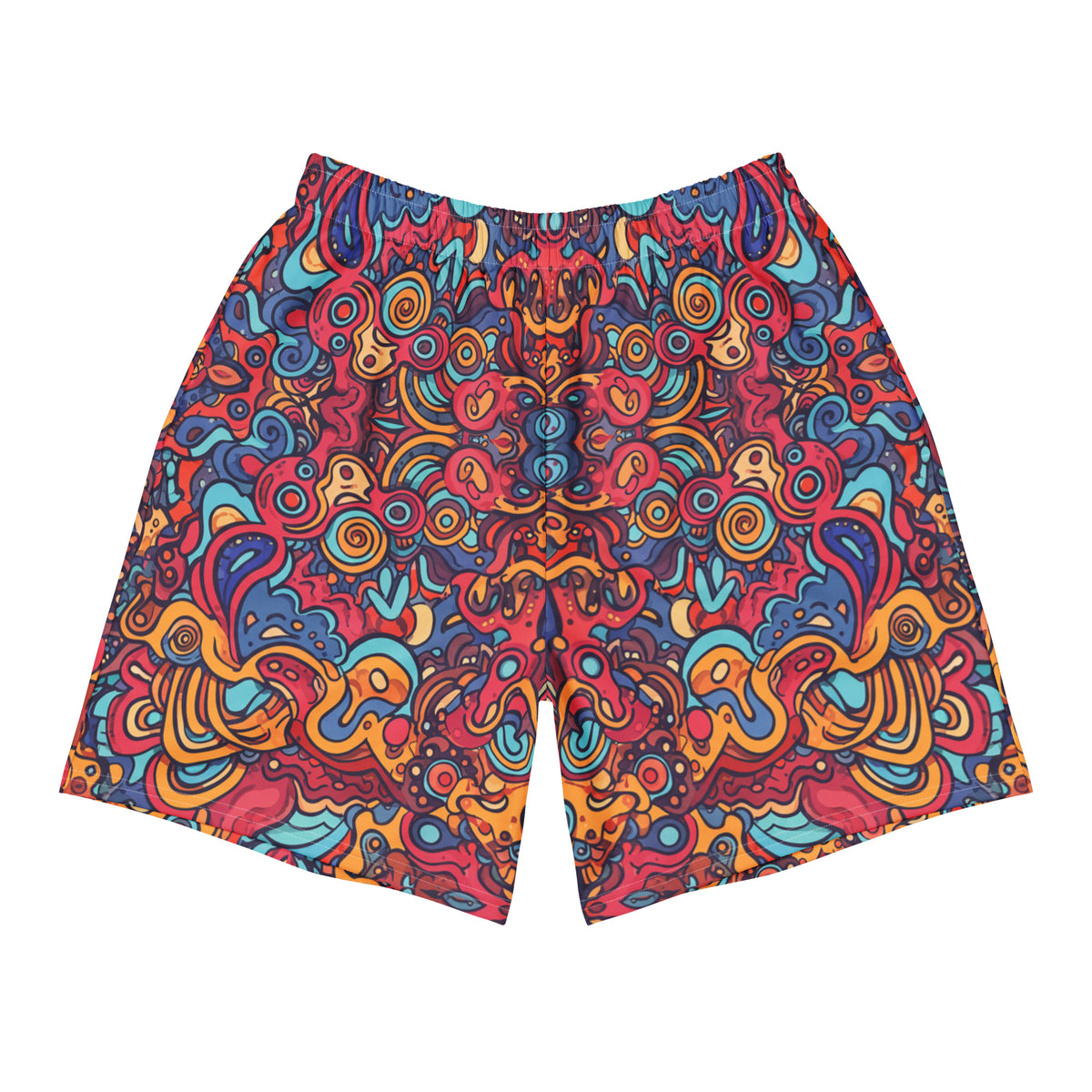 Molten Spring Active Shorts in Long - 6.5in Inseam front view by Rave Uniform
