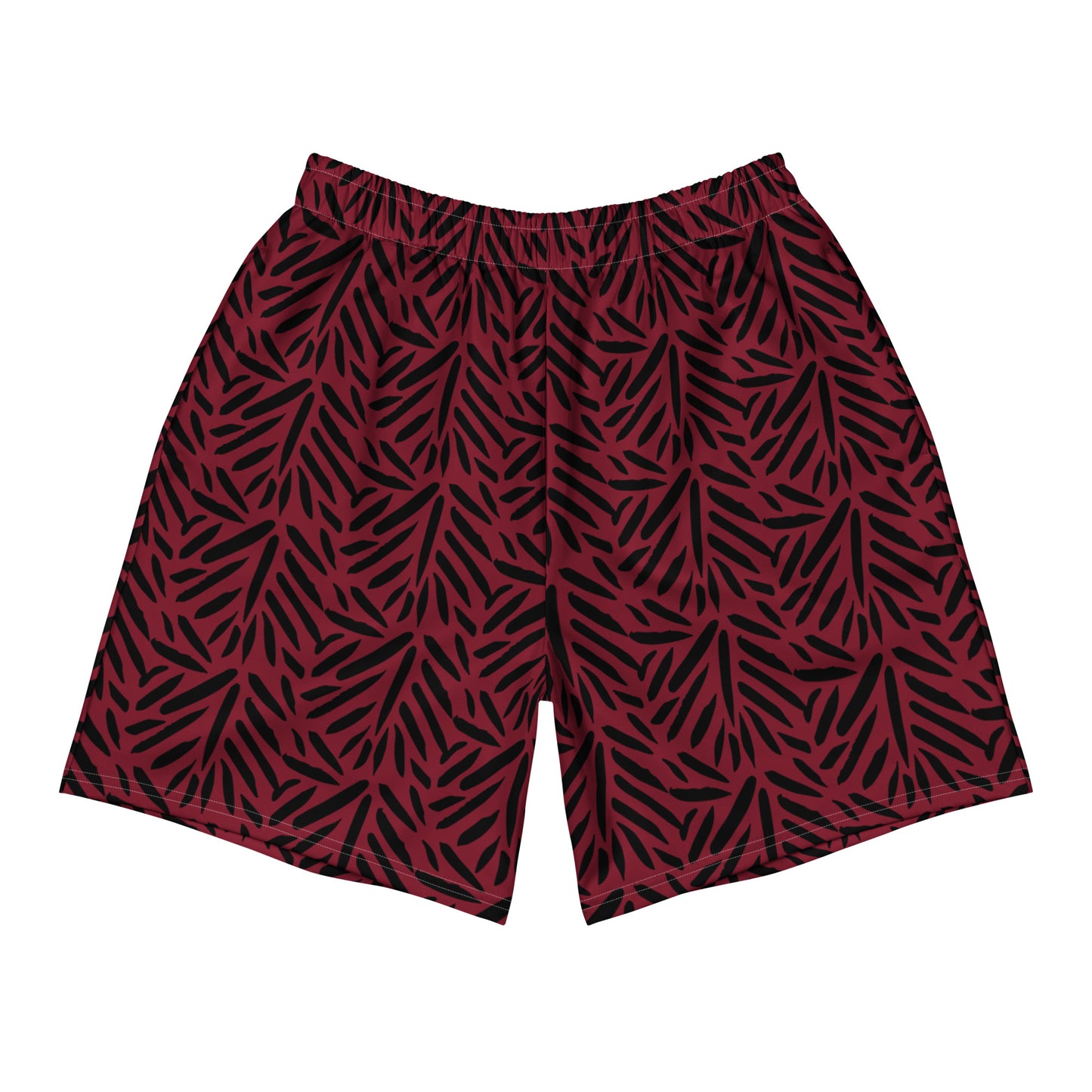 Burnt Leaf Active Shorts in Long - 6.5in Inseam front view by Rave Uniform