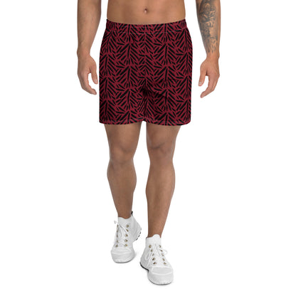 Burnt Leaf Active Shorts front view by Rave Uniform