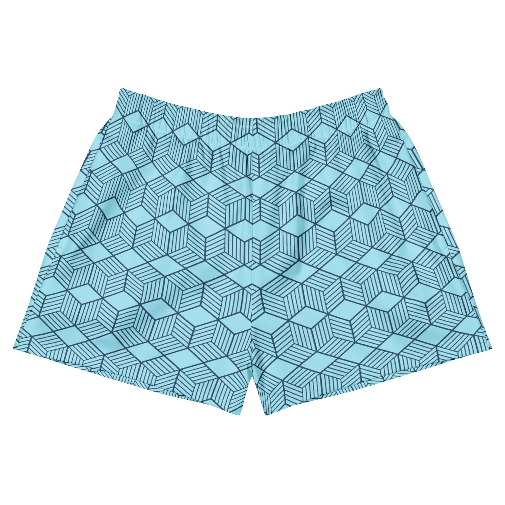 Lucid Geometry Active Shorts in Short front view by Rave Uniform