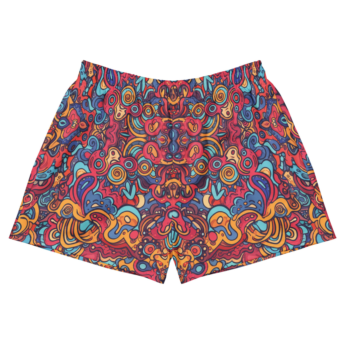 Molten Spring Active Shorts in Short - 2.5in Inseam front view by Rave Uniform