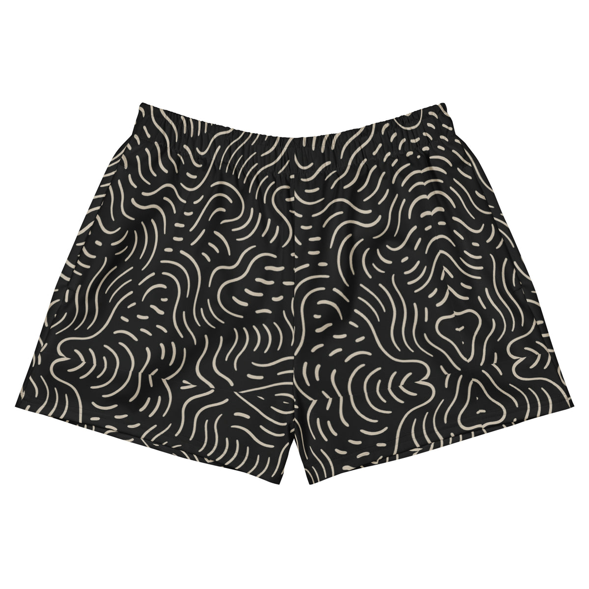 Golden Wiggle Active Shorts in Short - 2.5in Inseam front view by Rave Uniform