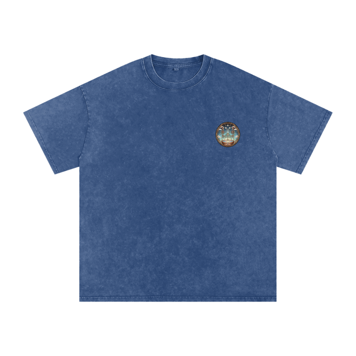 Flower Friends Oversized Vintage T-Shirt - Rave Uniform Detail View