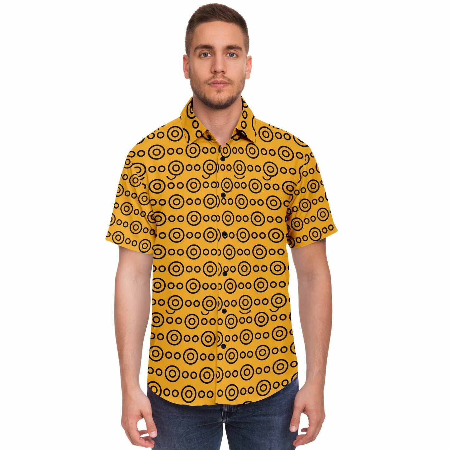 Yellow Eyes Button Up
