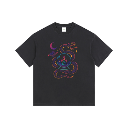 World Eater Oversized T-Shirt in Black by Rave Uniform