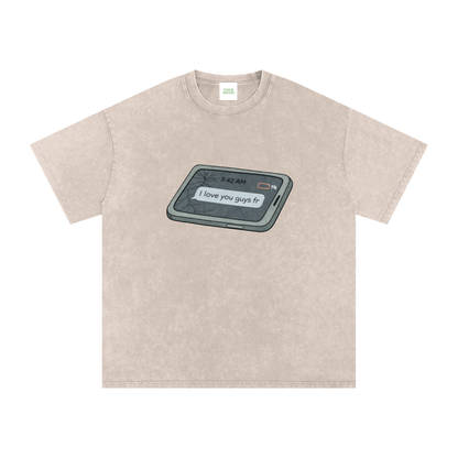 Love U Oversized Vintage T-Shirt - Rave Streetwear View