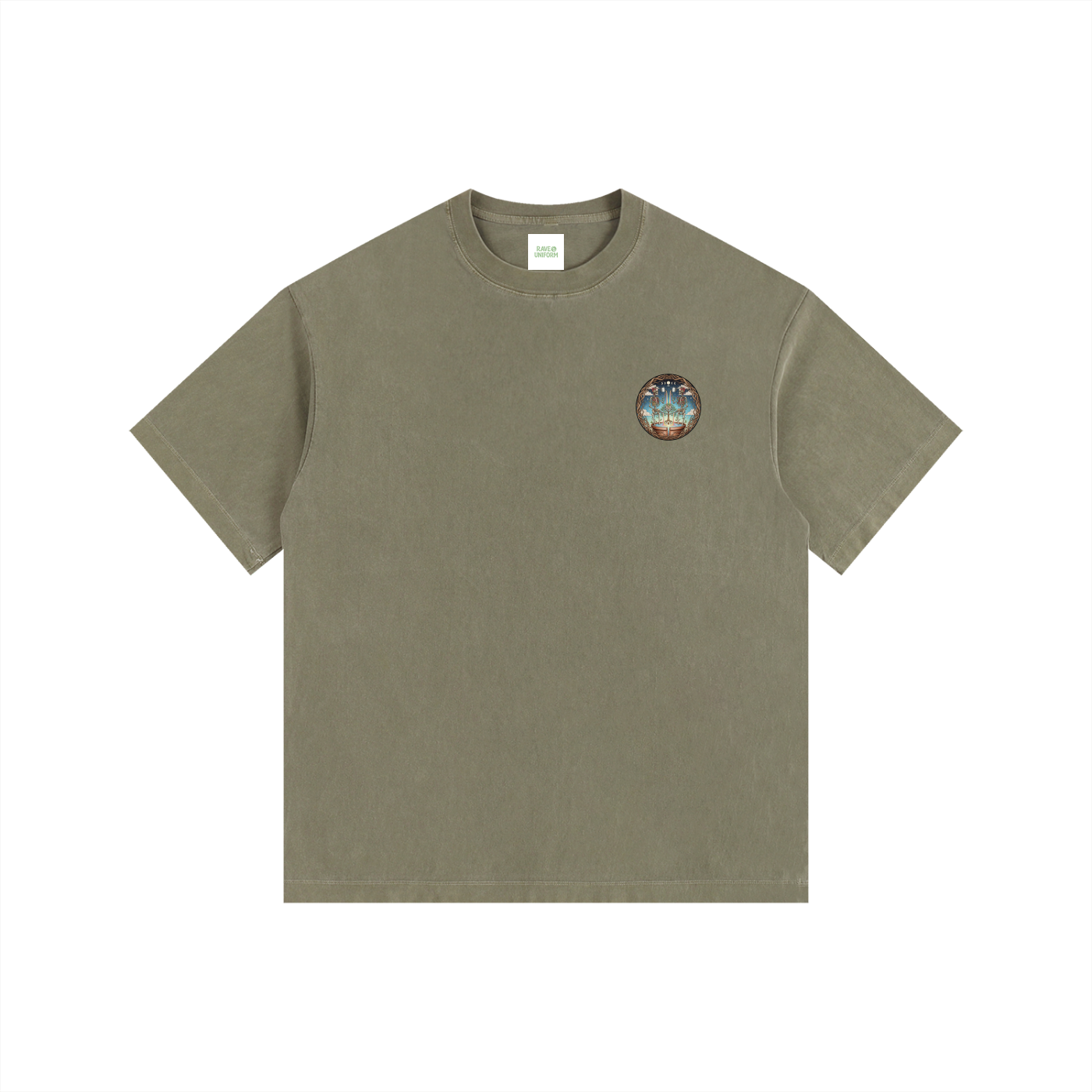 Flower Friends Oversized T-Shirt - Rave Streetwear View