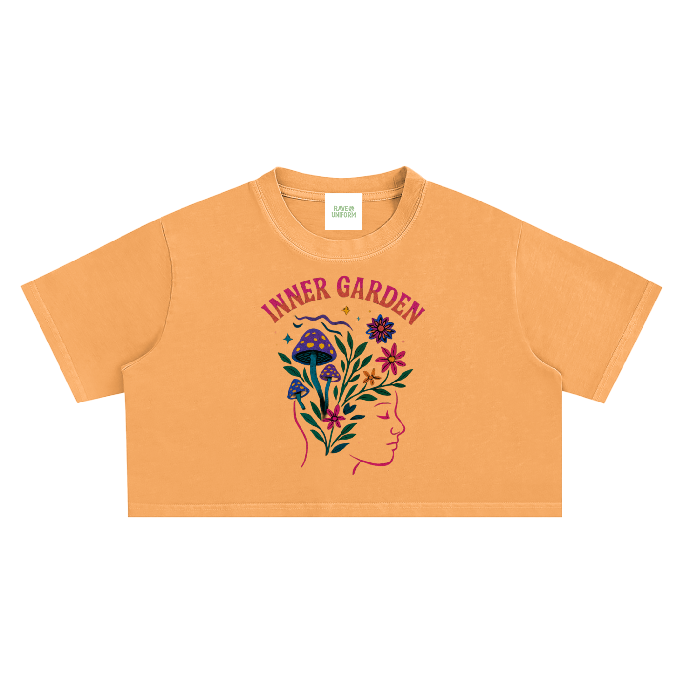 Inner Garden Crop Top - Rave Streetwear View