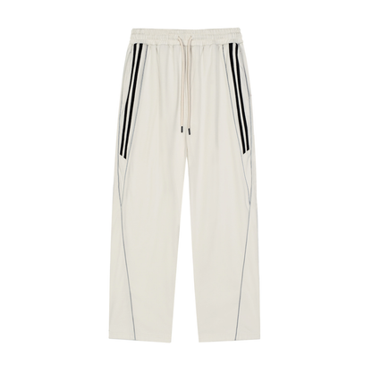 Vinyl Love Reflector Sweatpants in Grayish White by Rave Uniform