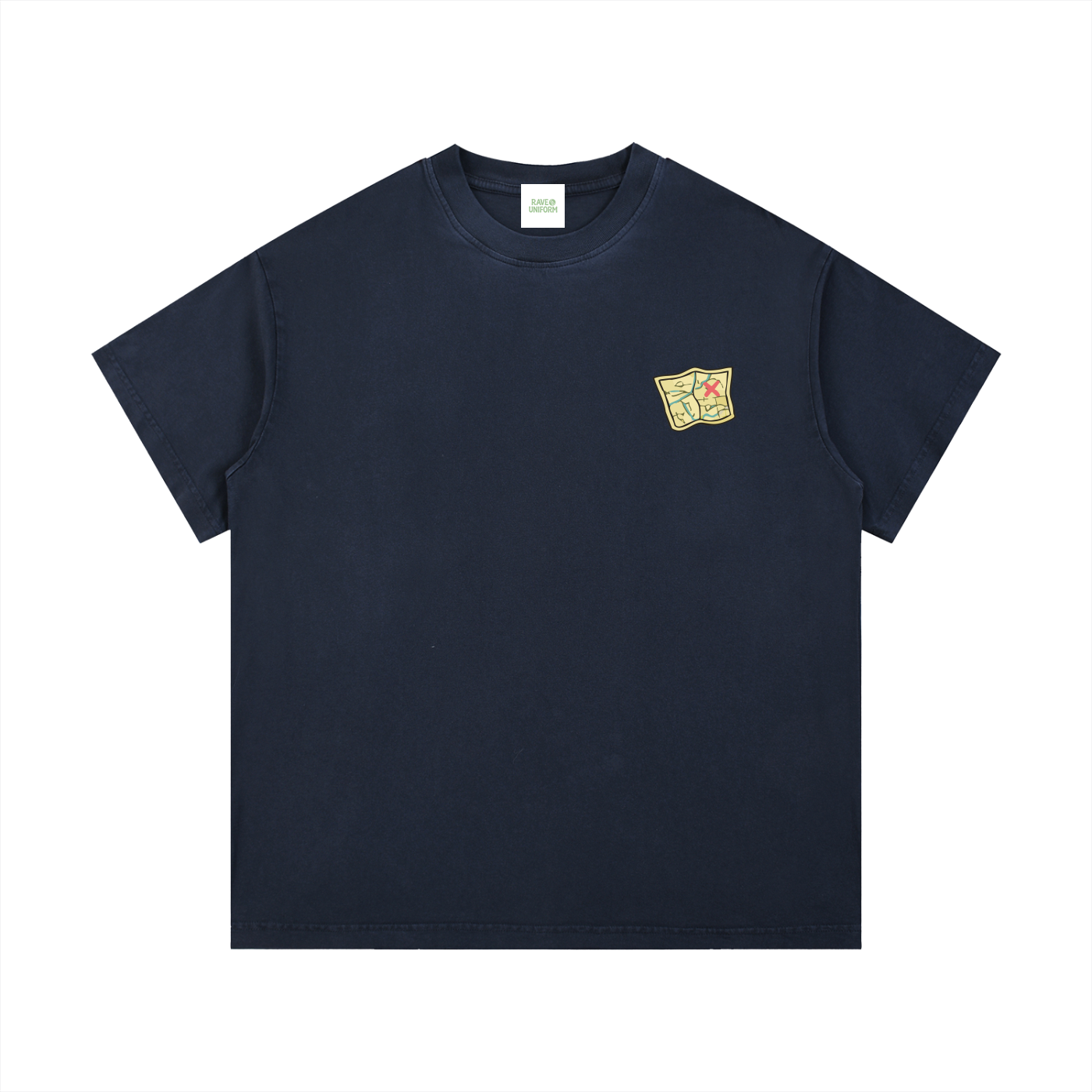 Side Quest T-Shirt in Royal Blue side view by Rave Uniform