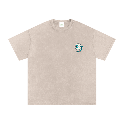Raver Anatomy Oversized Vintage T-Shirt in Apricot by Rave Uniform