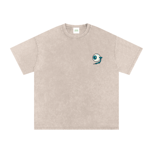 Raver Anatomy Oversized Vintage T-Shirt in Apricot by Rave Uniform