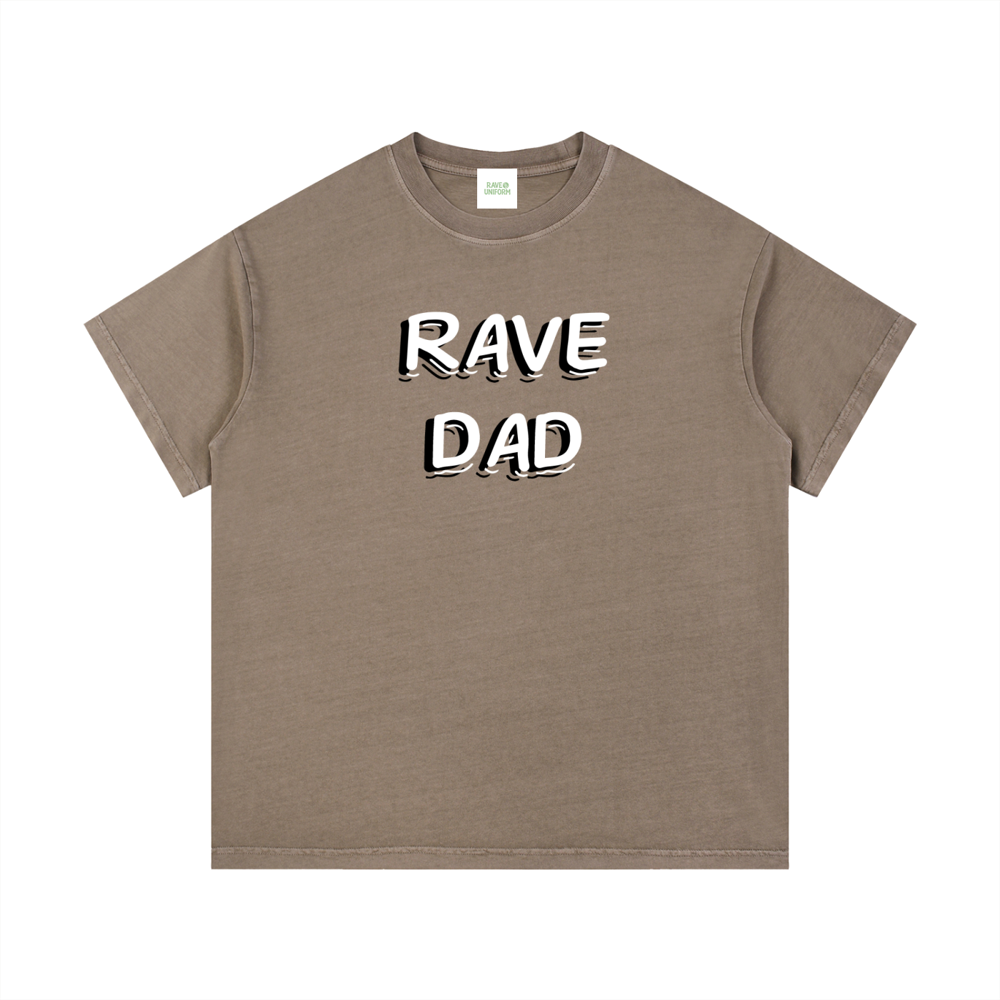Rave Dad Cotton T-Shirt - Rave Uniform Detail View