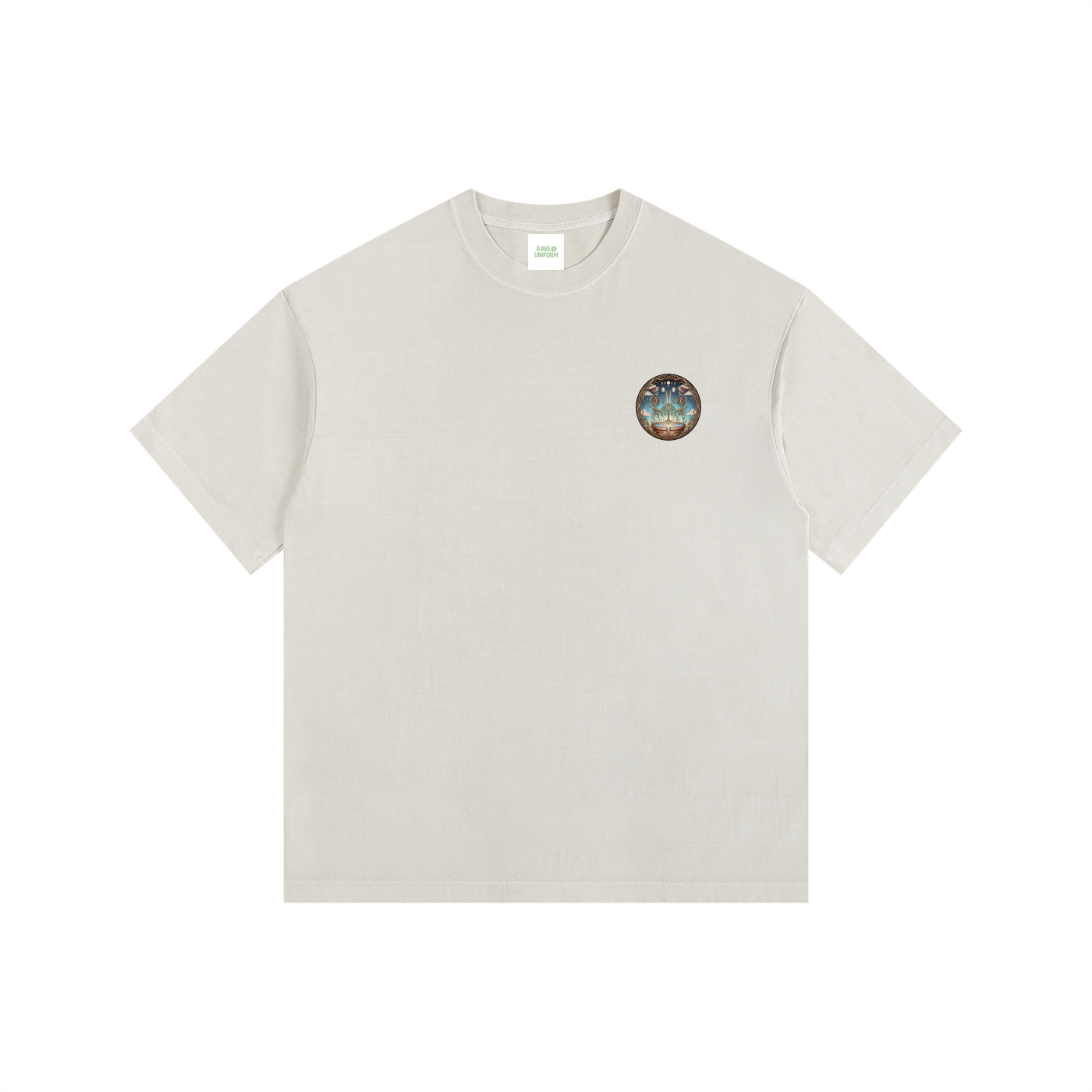 Flower Friends Oversized T-Shirt - Rave Streetwear View
