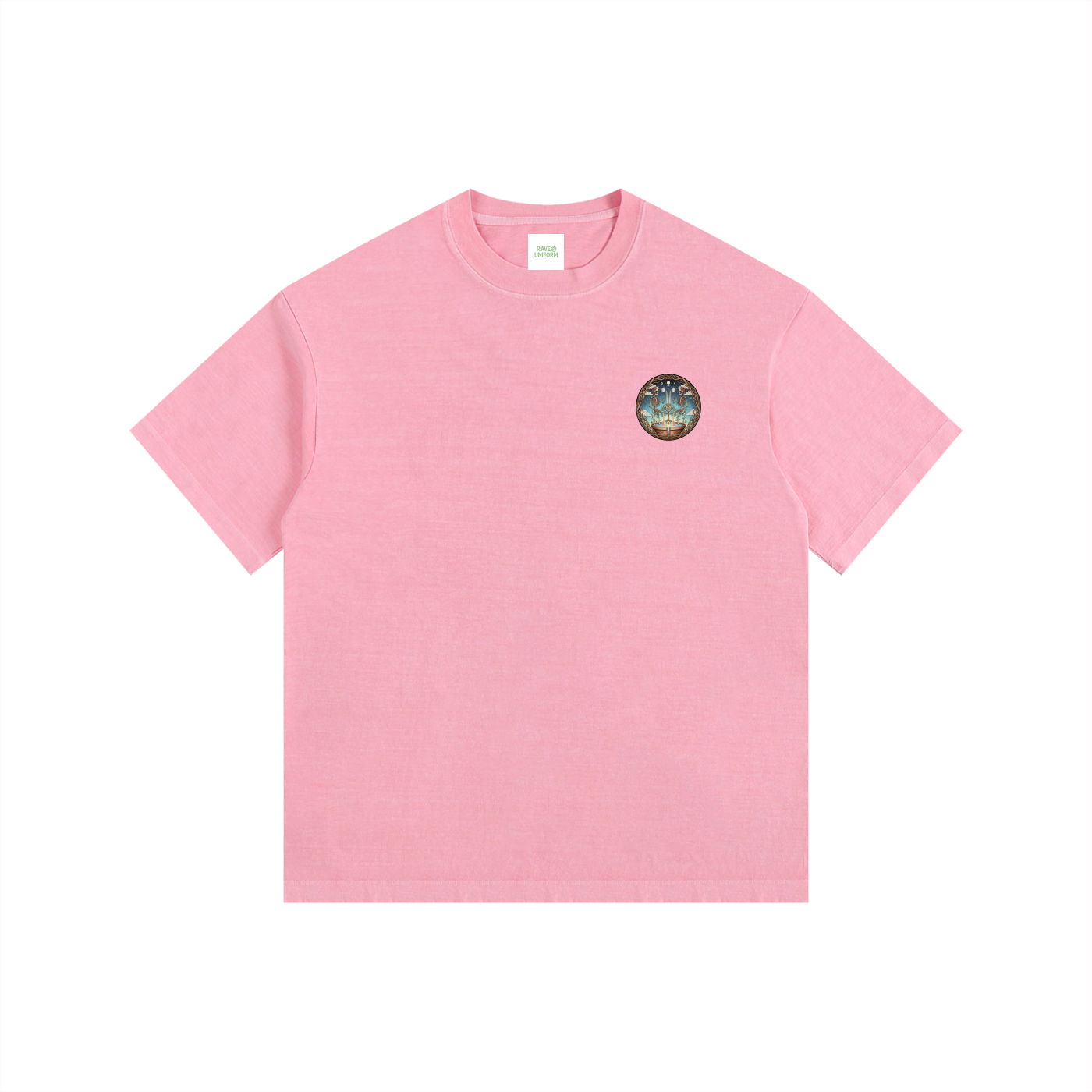 Flower Friends Oversized T-Shirt - Rave Uniform Detail View