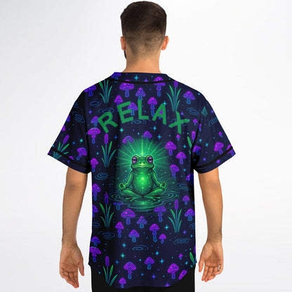 Meditation Frog Baseball Jersey