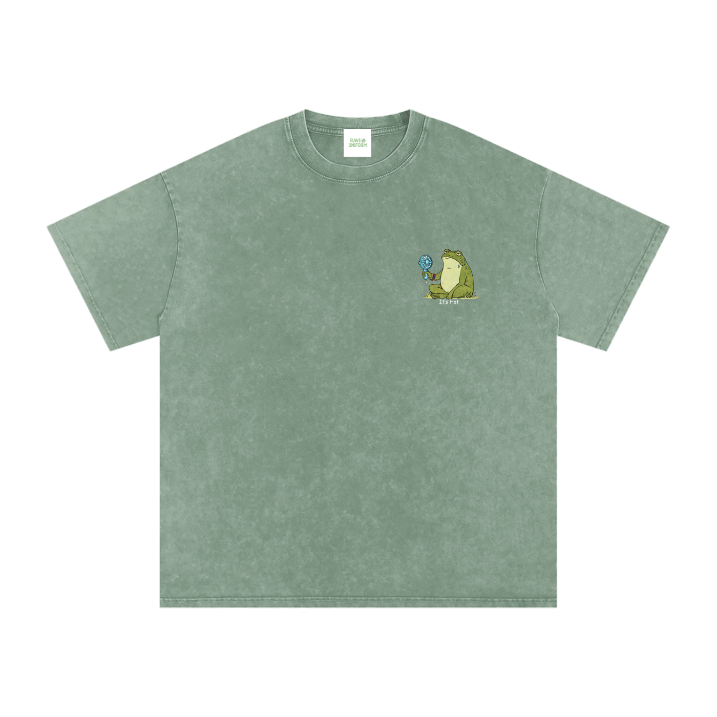 Its Hot Frog Oversized Vintage T-Shirt - Rave Streetwear View
