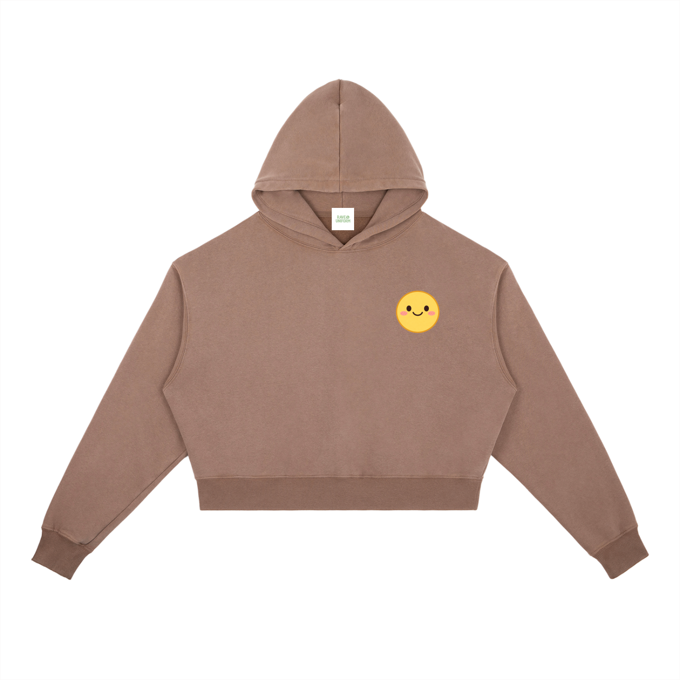 Smiley Heavyweight Hoodie - Rave Streetwear View